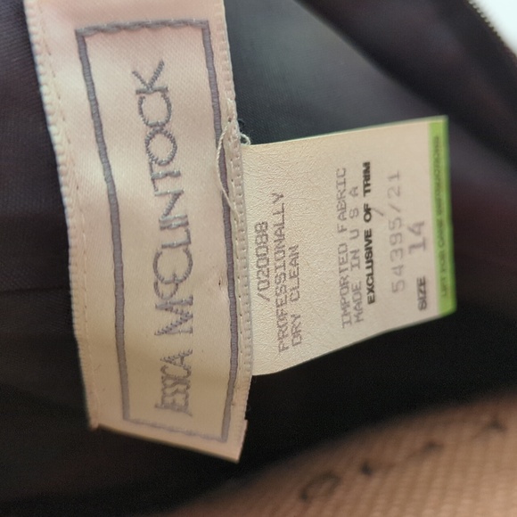 Velvet and teal tea length party dress - Picture 6 of 7